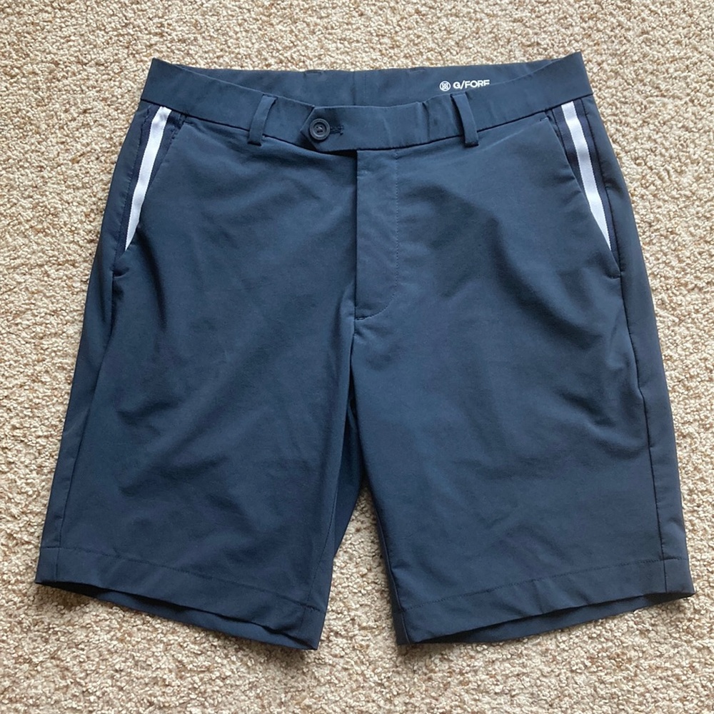 G/Fore Men’s Navy Blue Performance Tech Golf Shorts Sz 30